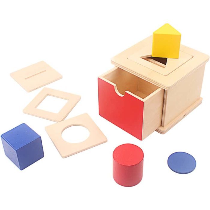 montessori sorting box interchangeable shape