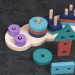 Holzset für Montessori-Lernen