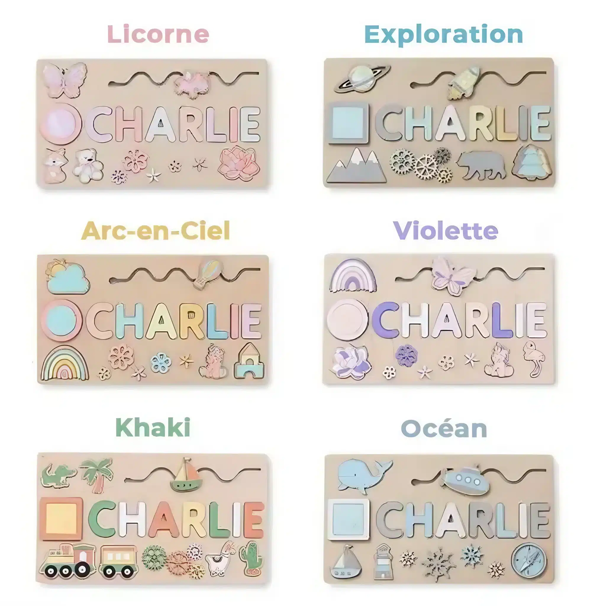Personalized First Name Wooden Puzzle
