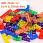 Bauklötze aus sicherem und glitschigem ABS-Material Tetris-Spiel.