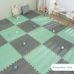 Thick Two-Color Baby Floor Mat.