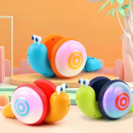 A set of colorful snails Pull-along game - Musical Snail.