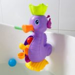 jouet de bain douche hippocampe