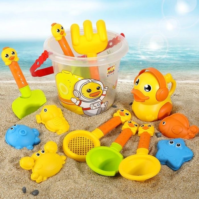 Beach Toys Kit - Aquatic Sand Game, buckets.