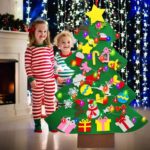 Children, Felt Christmas Tree, Decoration