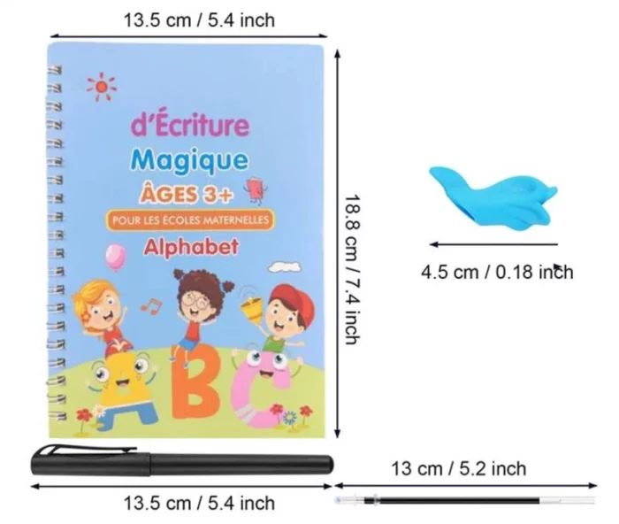 A Magic Notebook Improve your children's handwriting in 10 days with a pen and pencil.